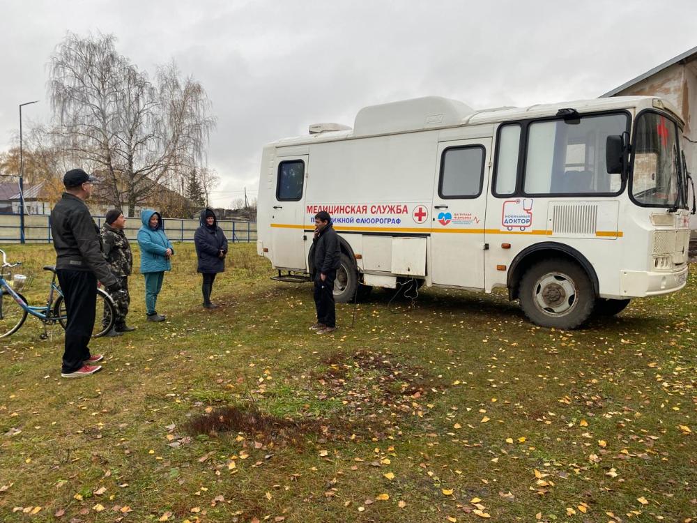 В Белинском районе работает передвижной флюорограф